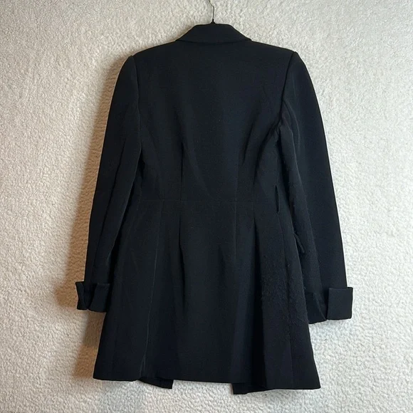 Toccin Valerie Womens Black Long Sleeve Button Down Dress Size 4 - Picture 6 of 10